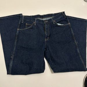 Dickies blue denim white stitch jeans